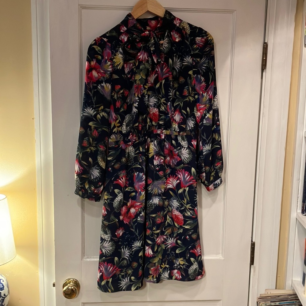 J.Crew factory floral knee length dress